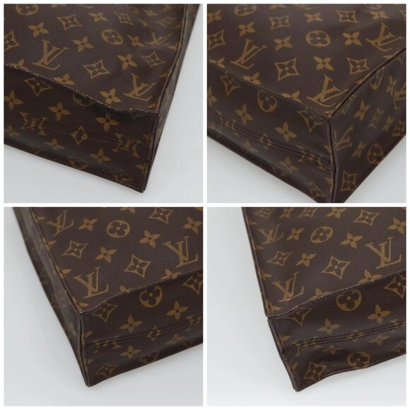 LOUIS VUITTON Monogram Sac Plat Hand Bag M51140 LV Auth 128776 - Picture 16 of 16